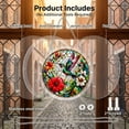 thumbnail image 5 of Acrylic Puzzles Suncatcher Window Hanging, Natural Scenery & Emerald Flame Hummingbird Pattern Jigsaw Sun Catchers Garden Decoration Home Decor 83 Pieces 7.4 Inch, 5 of 8
