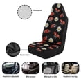 thumbnail image 6 of Jeiento Ladybug Car Seat Cover Front Seats Only Waterproof Automotive Car Interior Covers Daisy Vehicle Cushion Seat Cover Set Auto Interior Decoration, 6 of 7
