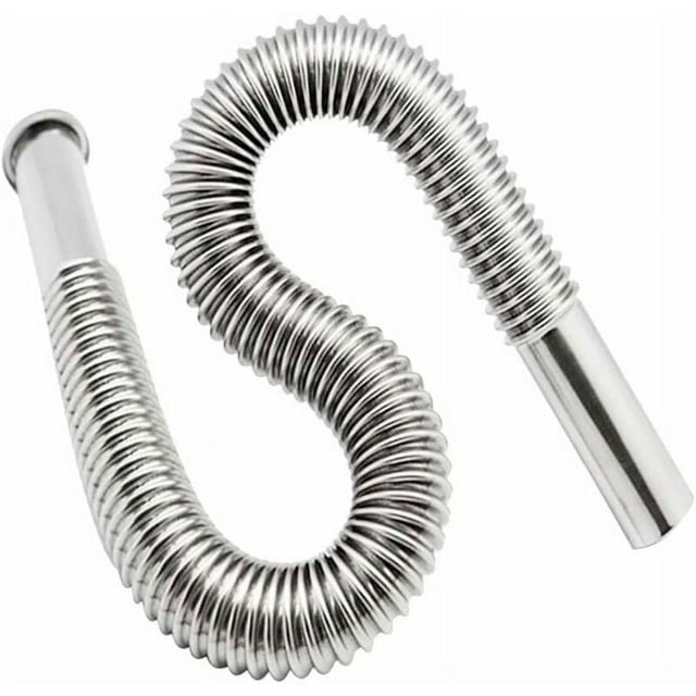 Tubo de limpieza universal flexible para lavabos de cocina, lavabos de baño