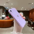 thumbnail image 4 of Compatible with iPhone XR Case,Love Heart Pattern Design Soft TPU Shockproof Protective Case Bling Sparkly Glitter Cover for iPhone XR-Purple, 4 of 10