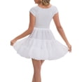 thumbnail image 3 of INSPIRE CHIC Women's Length Crinoline Prom Evening Wedding Dress Petticoats Underskirt Tutu Half Slips S White 50cm, 3 of 5