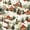 Rust Cream, variant on Manfei Gingerbread Twin Fitted Sheet Christmas Bedding, Green White 2-Piece 1 Fitted Sheet and 1 Pillowcase