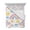 White, variant on Quilts Twin Size Bedding Set, Rainbow Sunshine Lightweight Quilted Comforter, Rainy Cute Pink Border Soft Reversible Bedspread Coverlet with Pillow Covers for All Season, 68" x 86"