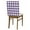 Grey Purple, variant on nqOlkjepod Brown Checkered Chair Covers Set of 6, Decorative Chair Back Cover, Farmhouse Buffalo Plaid Dining Room Chair Slipcovers Removable Chair Protectors Covers for Party Banquet