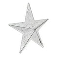 thumbnail image 4 of VHC Brands Patriotic Faceted Metal Star White Wall Hanging w/Pocket 12x12, Independence Day Decor, American Star with display pocket, Distressed Appearance Metal Wall Hanging, Star Shape, White, 4 of 6