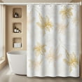 thumbnail image 2 of Esaierr Shower Curtain, Flower Bathroom Curtains,Bathroom Shower Hanging Curtain Anti-Mold Partition Curtain 72x72inch, 2 of 4