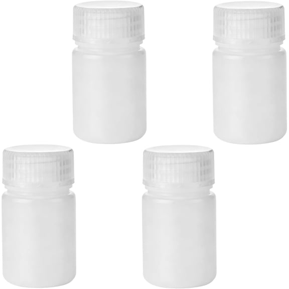 1 oz Wide Mouth Leakproof HDPE Jars Lab Travel Liquid Sample Bottles