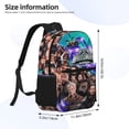 thumbnail image 4 of 17 In Wres-Tler W-W,E Backpack with Front Pocket Large Capacity Travel Bookbag Travel Laptop Bag for Men Women, 4 of 8
