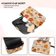thumbnail image 5 of SCRAWLGOD Butterfly Floral Orange Beige Crossbody Bags for Women Trendy, PU Leather Purses, Crossbody Handbag Purse with Chain Strap, Small Shoulder Handbag, 5 of 7