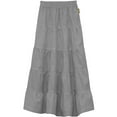 thumbnail image 4 of Girl's Ankle Length Long Denim 5 Tiered Skirt 4 to 18 years old, 4 of 6