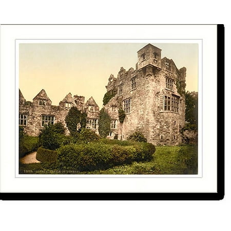 Historic Print, Donegal Castle. Co. Donegal Ireland, 16" x 20"
