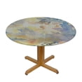 thumbnail image 3 of PIKWEEK Landscape Circular Elastic Table Cover Painting Round Fitted Tablecloth with Stretch Elastic for Picnic, Patio, Banquet and Party Tables, 3 of 7