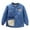 Blue, variant on AJTQTH Kids Girls Winter Plush Thick Warm Padded Coat Casual Sherpa Fleece Lined Long Sleeve Button Down Quilted Outwear Jacket with Pockets Green 4-5 Years
