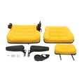 thumbnail image 3 of TFCFL Universal Forklift Seat Adjustable Tractor Seat with Backrest 100kg/220 lbs Yellow, 3 of 21