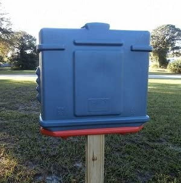 EZ Permit Box w/4x4 Adapter Gray and Orange