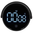 thumbnail image 3 of Portable Timer, ABS Case Magnetic Back Clear Numbers Electronic Timer Multifunctional  For Reading Timing Black, 3 of 8