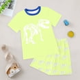 thumbnail image 2 of UAYOTSE Boy Clothes Kids Boy's Summer Outfits Shorts Sleeve Crewneck T Shirt Tops Tees Shorts Sets Boy's 2 Piece Outfits,Sizes 3-4 Years, 2 of 5