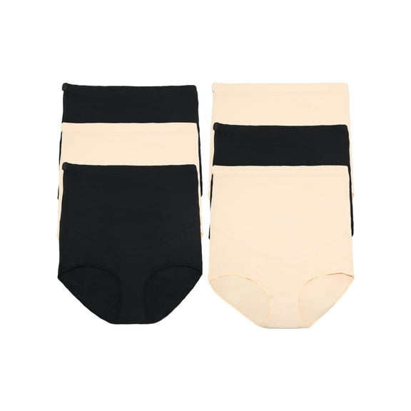 Angelina Cotton Over-the-Belly Maternity Underwear (6-Pack)