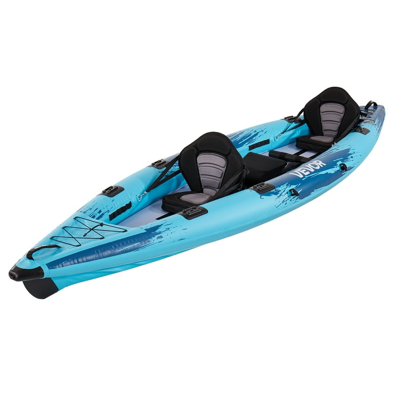 VEVOR Inflatable Kayak, 2-Person Inflatable Recreational Kayak