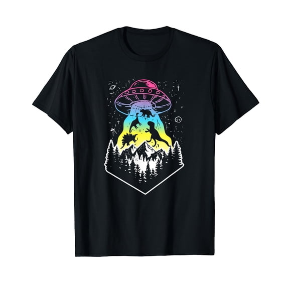 Bigfoot Sasquatch Alien UFO Tee For men women kids Graphic T-Shirt
