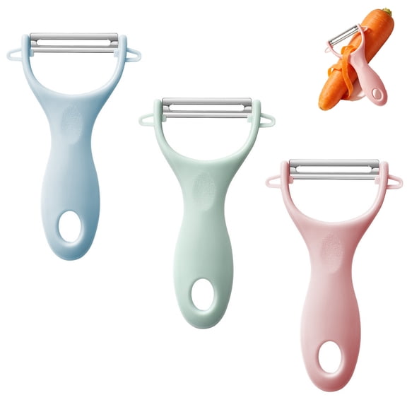 Vegetable Peelers for kitchen, Fruit, Carrot, Veggie, Potatoes Peeler, Stainless Steel Peelers 3Pack