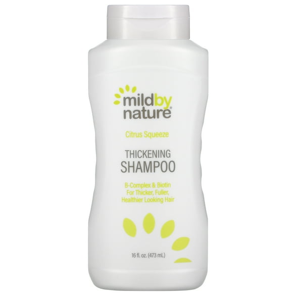 Mild By Nature, Thickening B-Complex + Biotin Shampoo by Madre Labs, No Sulfates, Citrus Squeeze, 16 fl oz (473 ml)