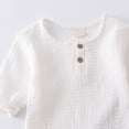 thumbnail image 6 of NOLDARES Toddler Baby Boy Clothes Stripes Short Sleeve Button Down Shirt Tops Summer Spring Shorts Set Infant Golf Outfit Blazer,4-5 Y, 6 of 6