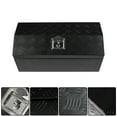 thumbnail image 3 of 30 Inch Aluminum Trailer Tongue Tool Box for Truck Pickup Trailer Flatbed RV Storage Box 29.92in x 13.15in x 13.46in (L x W x H) Black, 3 of 6
