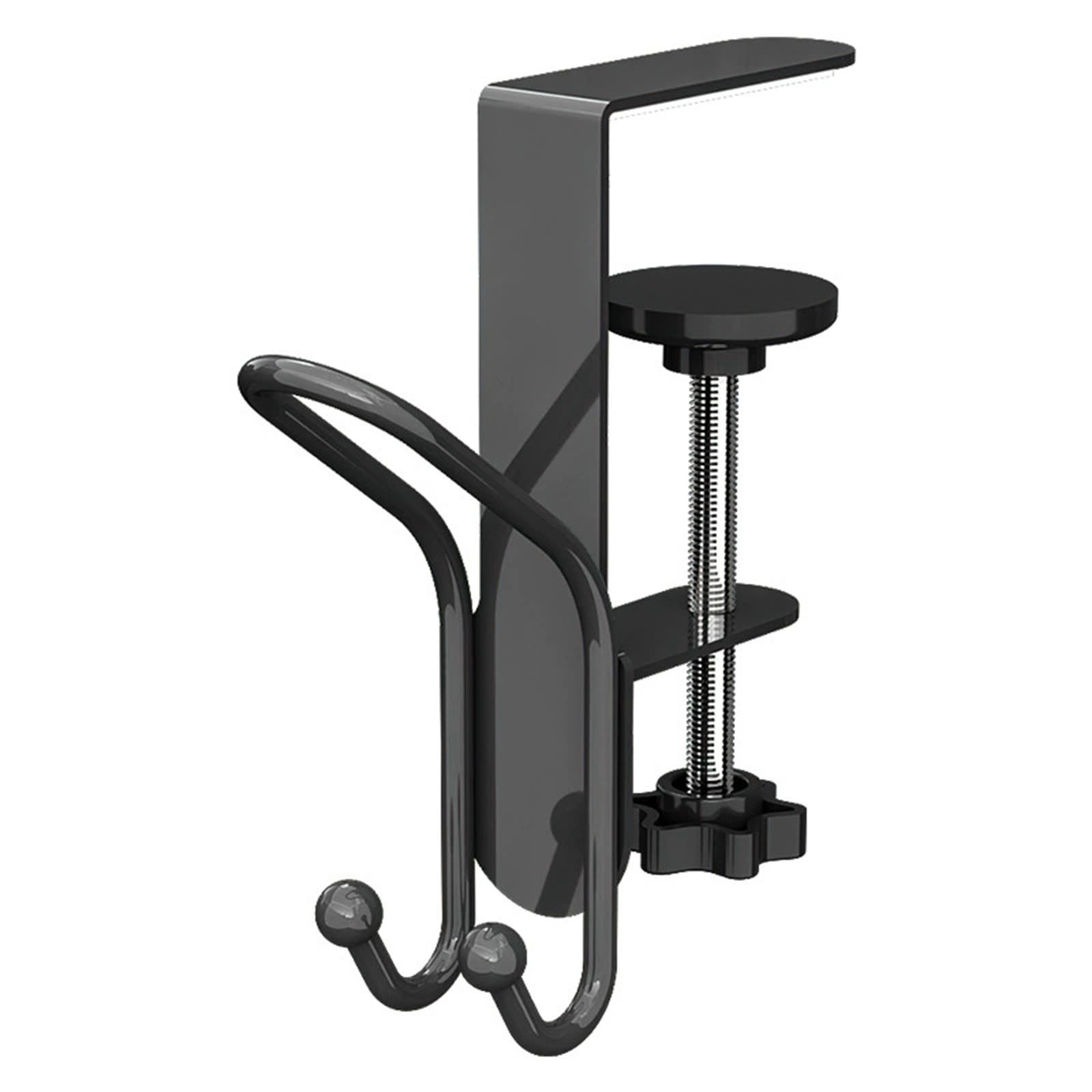 Clearance Hooks under $15,Metal Desk Holder Hanger Desk Cable Management Undertable Storage For Headphones Bags Keys