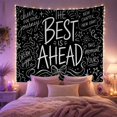 thumbnail image 2 of Hand Drawn Chalk With Doodles Prominently Varied, Inspirational Illustration for Quote Lovers, Wall Decor, Valentine's Day Gift, Tapestry Wall Hanging for Dorm and Living Room, 2 of 7