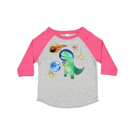 Inktastic Tyrannosaurus Rex Vs. Meteor Fun Space Dinosaur Boys or Girls Toddler T-Shirt
