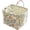 Light Blue, variant on Boho-Chic Quilted Floral Storage Basket, Boho Laundry Basket with Handle, Floral Pattern Foldable Laundry Baskets, Large Capacity Tote Bag Convenient for Organizing
