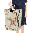 thumbnail image 4 of Yayeee Freestanding Laundry Hamper with Handle Collapsible Large Storage Basket for Clothes, Light Red Flowers, 4 of 7