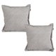 thumbnail image 1 of Cojin Decorativo Cuadrado Set de 2 Peco Plata, 1 of 4