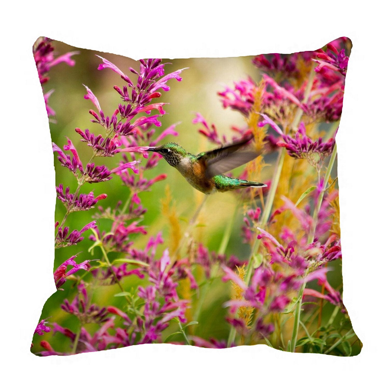 ZKGK Hummingbird Pillowcase Home Decor Pillow Cover Case Cushion Two