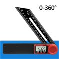 thumbnail image 2 of Digital Angle Rulers Gauges Tri Square Sliding T-Bevel Square Level Measuring Tool Wooden Marking Gauge Protractor ,Long Lasting, 2 of 6