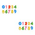thumbnail image 2 of ZLight 1 Set Painting Sponges 0-9 Numbers Shaped Supple Art Craft Accessory Early Educational Sponge Stamps Kids Stamper Random Color 2Set, 2 of 6