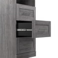 thumbnail image 5 of Pur by Bestar 86" Storage Kit in Bark Gray, 5 of 11