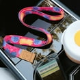 thumbnail image 6 of Wrapables Lanyard Keychain and ID Badge Holder, Unicorns Black, 6 of 8