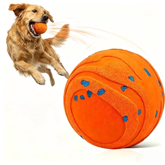 Hydeng Smart Interactive Dog Toys,Vibrating Dog Ball with 2 Interactive Modes,Pet Bounce Ball for Dogs,Chew-Proof Shell,Durable Electronic Dog Toy