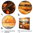 thumbnail image 3 of Designart "Golden Fields in the US Countryside III" Landscapes Framed Wall Art Decor - Traditional Yellow Romantic Landscape Hallway Framed Wall Art Decor, 3 of 6