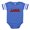 Royal Blue, variant on CafePress - Team Pi New_Red - Cute Infant Baby Football Bodysuit