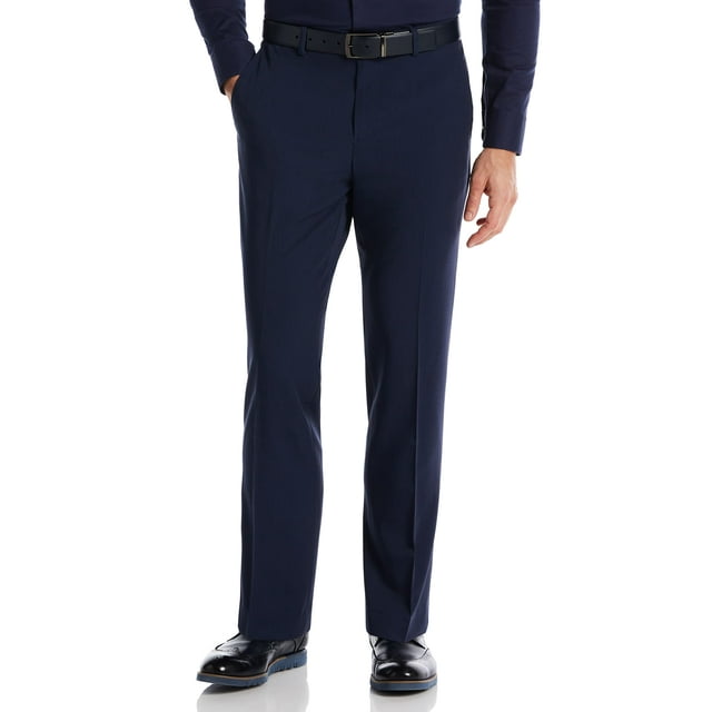 Pantalón de Vestir Perry Ellis Corte Moderno con Elasticidad Vintage Indigo