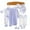Light Blue, variant on LAPAKIDS 8PCS Newborn Baby Boy Clothes Baby Outfits Shower Gift Set 0-3 Months