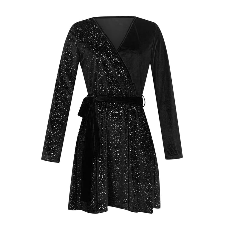NSLGXD Formal Sequin Mini Dress for Women Trendy Long Sleeve A Line Sparkly Short Dresses Fashion V Neck Glitter Velvet Dress - Walmart.com NSLGXD Formal Sequin Mini Dress for Women Trendy Long Sleeve A Line Sparkly Short Dresses Fashion V Neck Glitter Velvet Dress - Walmart.com
