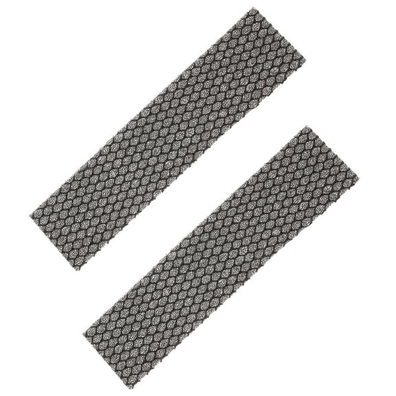 Uxcell 8.5" x 2" x 0.2" Air Conditioner Filter Washable Foam Replacement Black 2 Pack