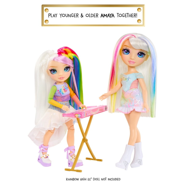Rainbow High Jr High Rock Band - Amaya, Rainbow 9” Fashion Doll