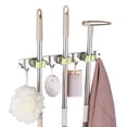 thumbnail image 3 of Ludlz 1/2/3/4/5 Hook Broom Holder Wall Mounted - Mop and Broom Hanger Holder - Garage Storage Rack & Garden Tool Organizer for Home, kitchen, Garden, Tools, Garage Organizing, 3 of 3