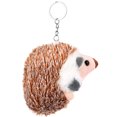 thumbnail image 3 of Hedgehog Keychain Plush Animal Pendant Keychain Lovely Keyring Key Holder Adorable Charm Ornament, 3 of 8