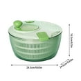 thumbnail image 3 of Large Capacity Kitchen Drain Rack Tool for Washing and Drying Vegetables Fruits Lettuce Bowl with 5 in 1 Multifunction, 3 of 3